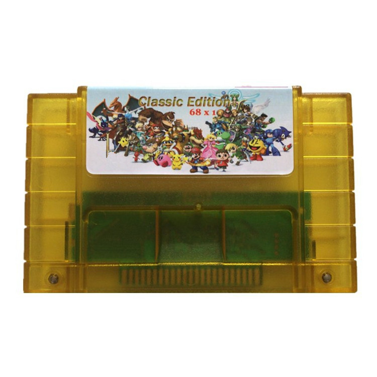 Snes multi cart 68 in 1 Game Card for Snes Game Cartridges