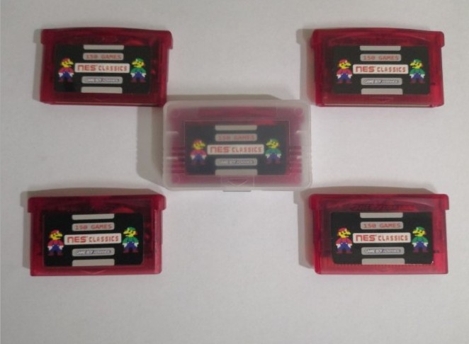 Factory Zelda 7in1 150 in 1 video Multi Games card cartridge with Castlevania 3 in 1 for GBA