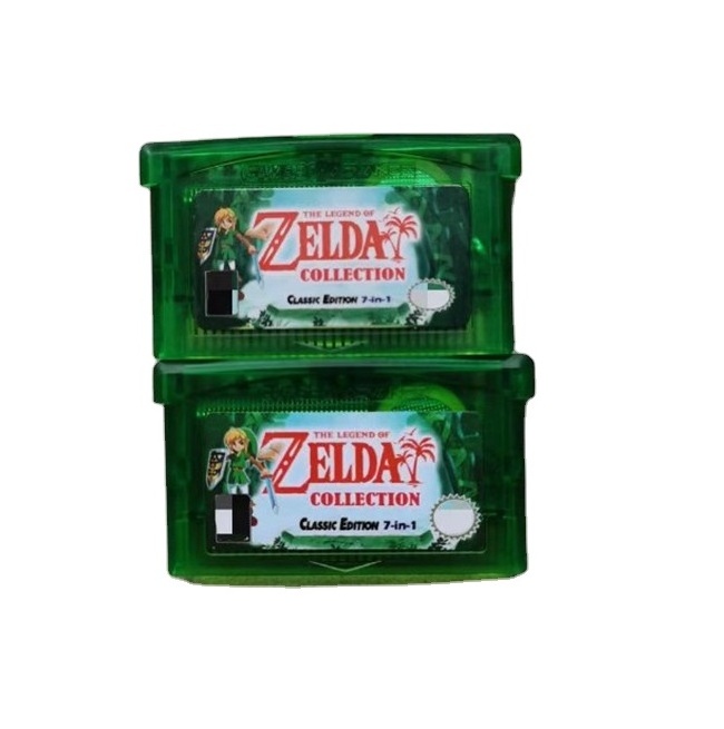 Factory Zelda 7in1 150 in 1 video Multi Games card cartridge with Castlevania 3 in 1 for GBA