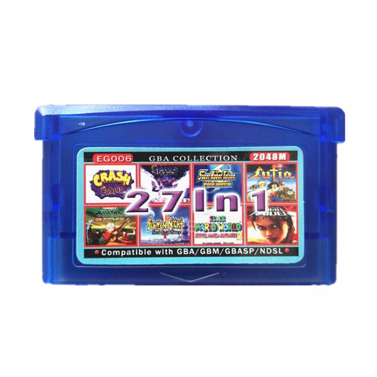 Popular 24 in 1 Pokmon Advance SP Game Cards Cartridge for gba Video Game Console