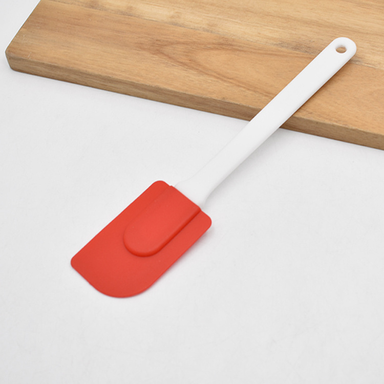 Wholesale silicone spatula food grade Kitchen tools non stick cake scraper Red Silicone spatula kitchen accessories