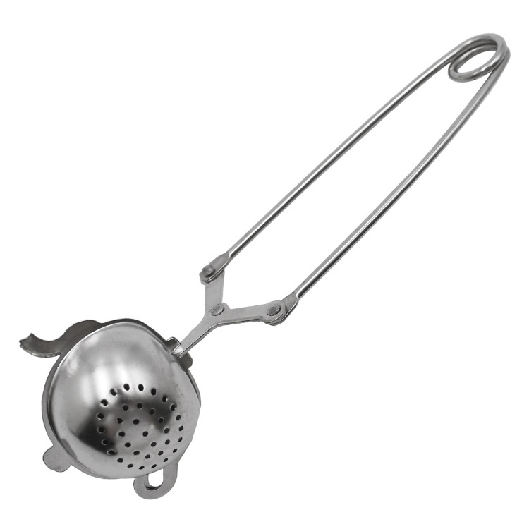 Food Grade Stainless Steel Kettle Shape Tea Infuser With Long Handle Tea Strainer Tea tool