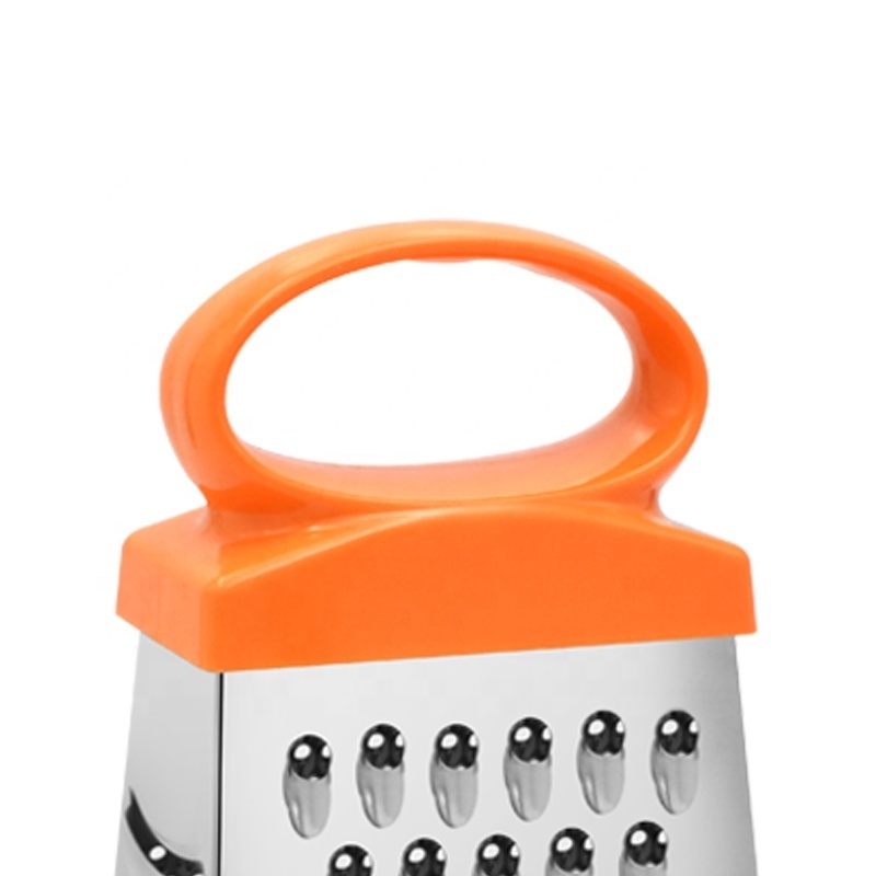 Box grater stainless steel 4 sides grater kitchen tabletop hand held vegetable cutter cheese grater