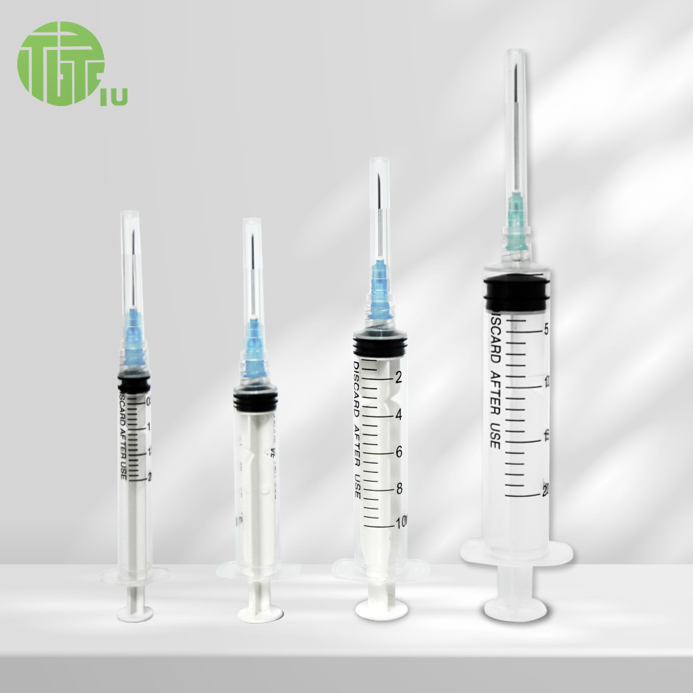 Hospital 1ml 3 Ml 5ml 10ml 20ml 60ml Disposable Medical Consumables Sterile Surgical Disposable Syringe With Needle