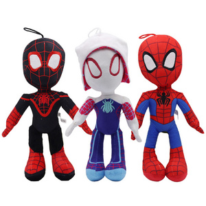 Wholesale Spider Man Parallel Cosmic Movie Cartoon Character Super Hero Plush Doll Spiderman Stuffed Plush Toys For Kids Boy