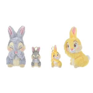 Wholesale Cartoon Cute Easter Bunny Rabbit Soft Stuffed Plush Animal Toys Pendant Doll Bags Accessories For Kids Girl