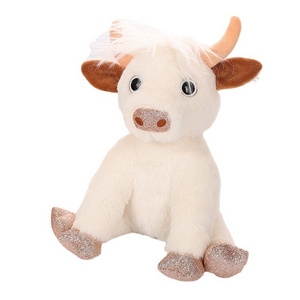 Wholesale Cheap Custom Luxury Highland Cow Cute Yaksa Doll Scottish Highlands yak Stuffed Animal Push Toys For Kids Gifts