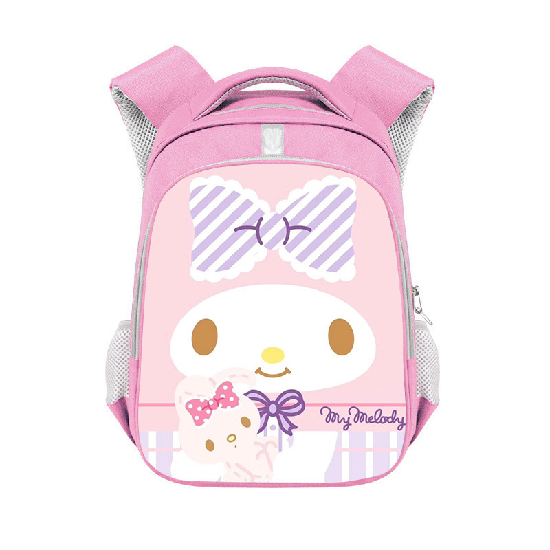 Wholesale Custom Logo Sanrio My Melody Kindergarten Cartoon Cute Student Girl School Backpack Bag For Kids Kawaii Shoulder Bag