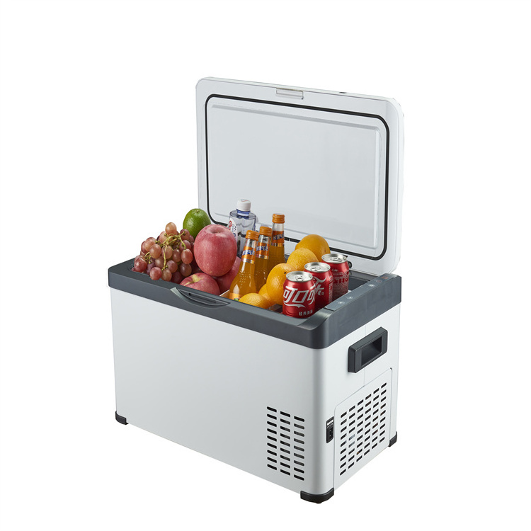 12v Car Portable Fridge 20L 23L Compressor Camping Outdoor Mini Refrigerator With Freezer