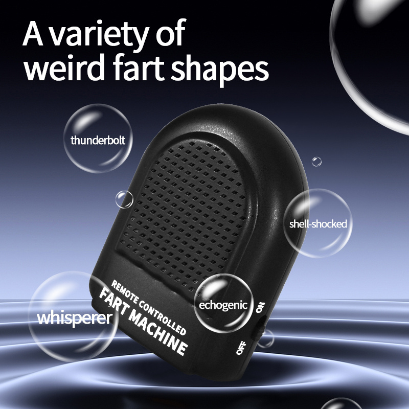 Funny Promotional Portable Remote Control Different Realistic Sounds Prank Christmas Gift Toy ABS Material Fart Machine