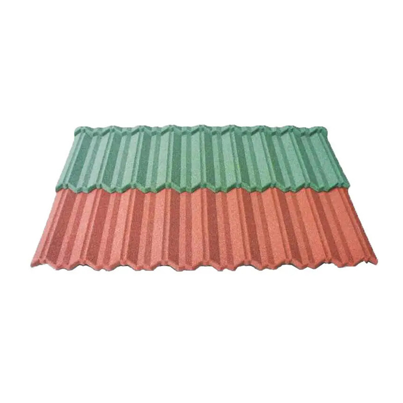 New Style Cheap Metal Roofing Sheet Classic Tile Stone Coated Metal Roof Tiles in Ghana