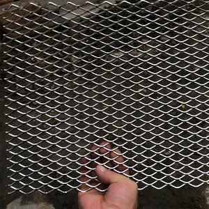 Expanded Metal Mesh Galvanized Perforated Security Fence Mesh Stainless Steel Facade Wall Ceiling Sheet Aluminum Decorative Mesh