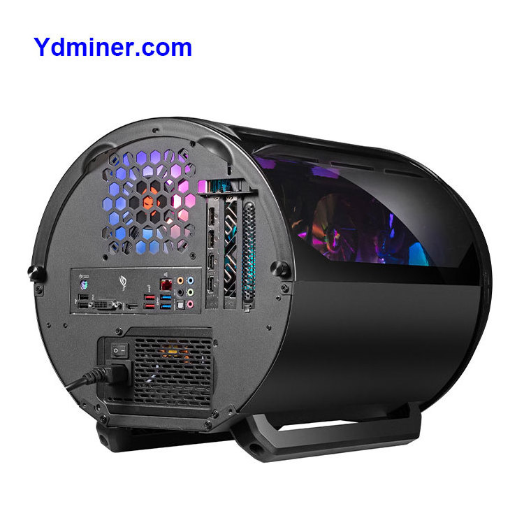 Newest Circle Shape Cheap Micro ATX Gamer Computer Case Desck for Gaming Drop Shipping