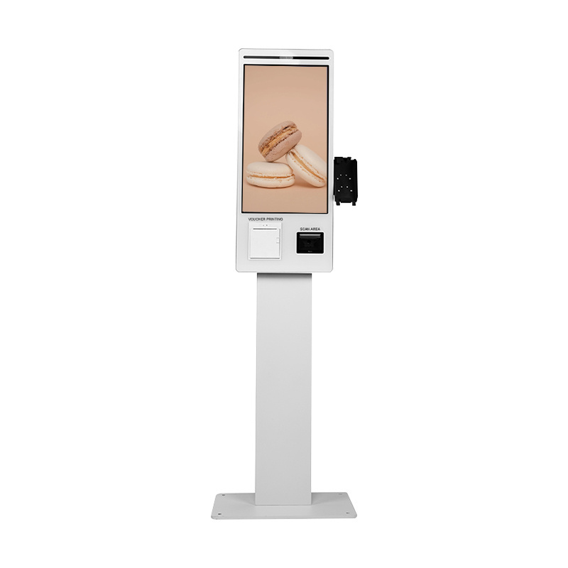 21.5'' touch screen Ordering Fast Food Restaurant Self Service Order Kiosk POS system self pay machine