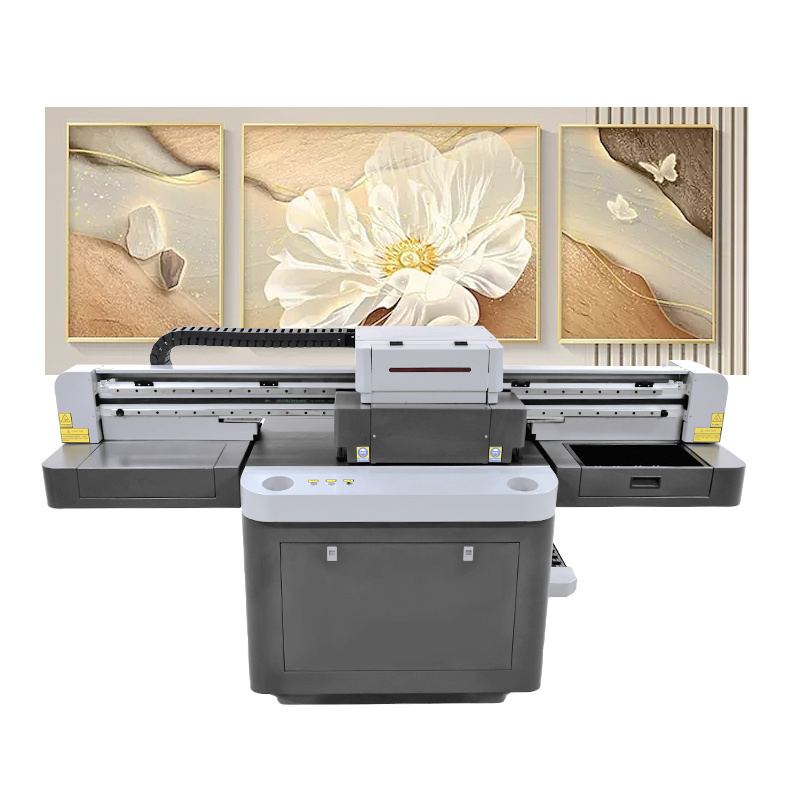 wholesale  mini uv flatbed printer 9060 with 3 or 4pcs ep-son i3200 print head for phone case credit card  printing