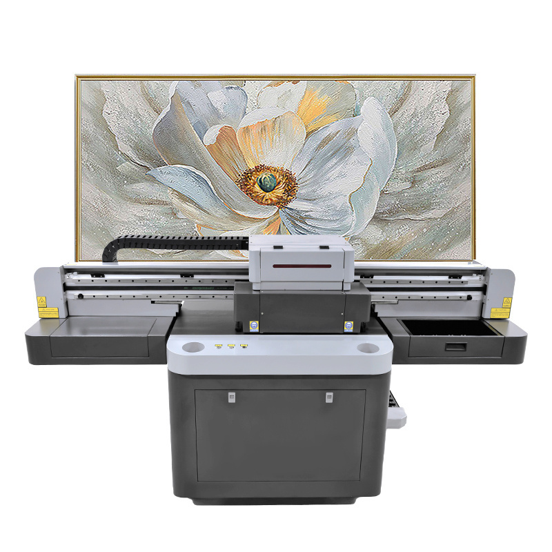 wholesale  mini uv flatbed printer 9060 with 3 or 4pcs ep-son i3200 print head for phone case credit card  printing