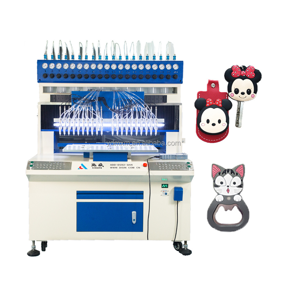 pvc machine manufacturer 12 16 20 Color Dripping Machine automatic silicone dispensing machine