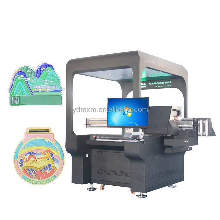 Fully automatic multi-color gradient printer, automatic positioning visual printer UV printing machine