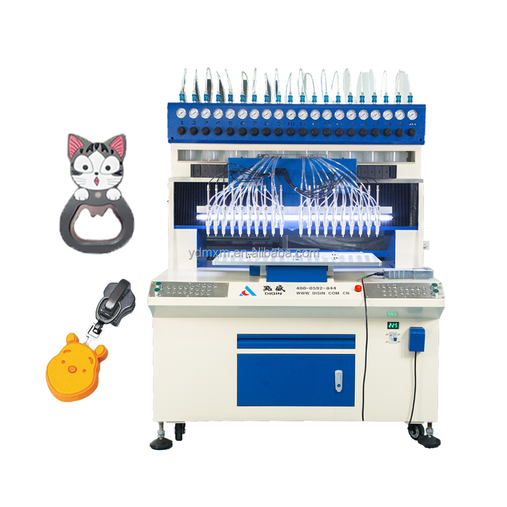 pvc machine manufacturer 12 16 20 Color Dripping Machine automatic silicone dispensing machine