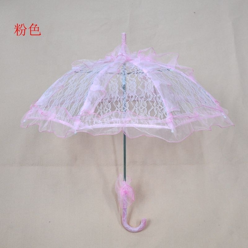 Hot Sales Lolita Hallowmas Lace Umbrella Vintage Victorian Parasol Umbrella Party Wedding Dress Gown Umbrella