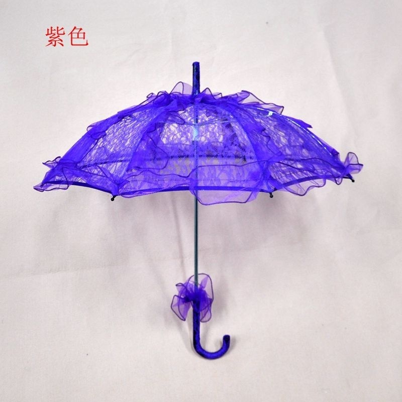 Hot Sales Lolita Hallowmas Lace Umbrella Vintage Victorian Parasol Umbrella Party Wedding Dress Gown Umbrella