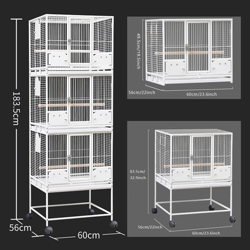 high quality stackable bird cage pigeon transport cage canary breeding cage