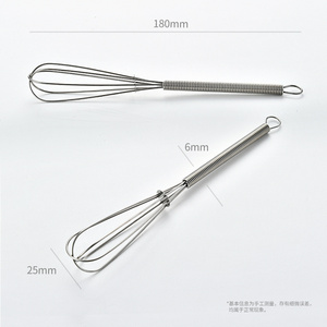 18cm / 13cm low price promotional mini stainless steel whisk