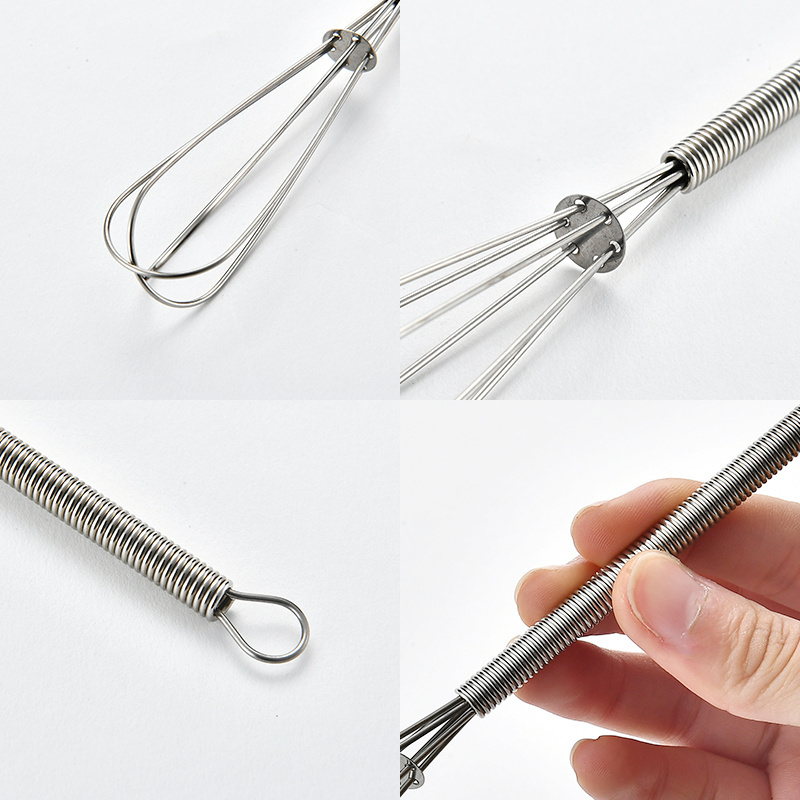 18cm / 13cm low price promotional mini stainless steel whisk