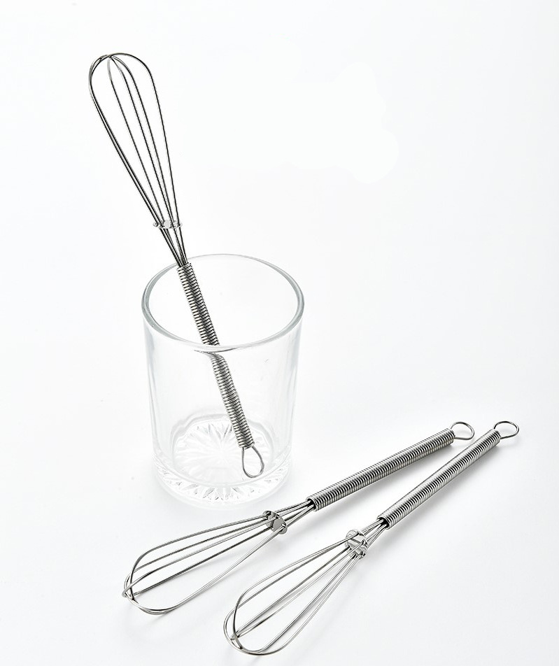 18cm / 13cm low price promotional mini stainless steel whisk