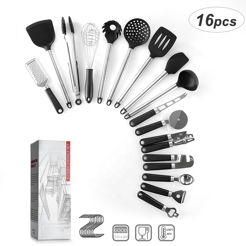 Kitchen Utensils With kitchen gadgets all in one set Hollow Steel Handle