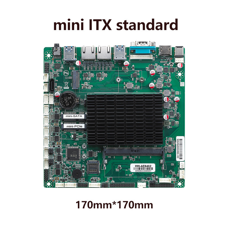 Factory Cheap Price Main Board J6412 motherboard Ddr4 Max 32gb DC12V Pc Mainboard with AMI UEFI BIOS