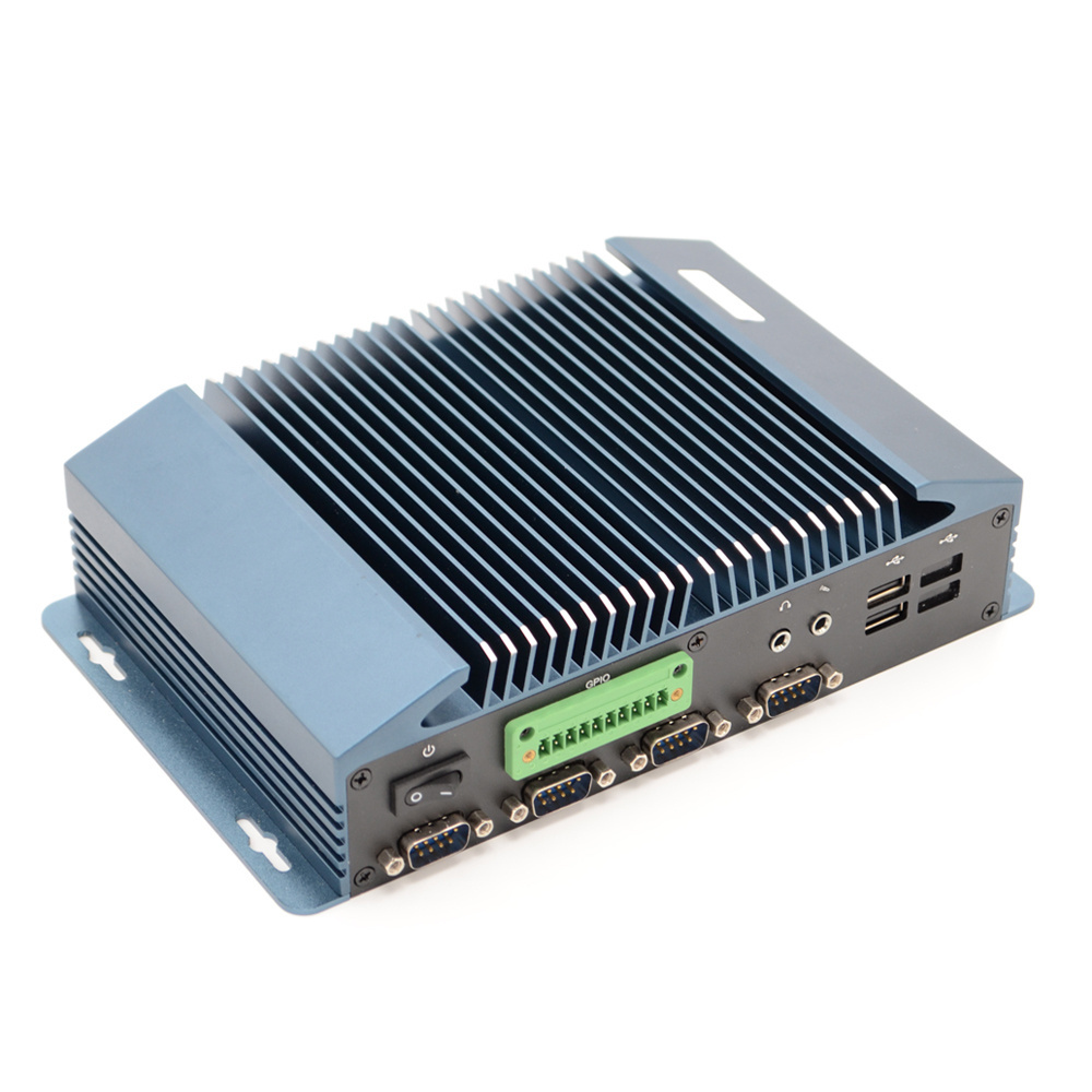 J1800 Mini Industrial PC Wide Temperature Tolerance Low Power Consumption Embedded Computer