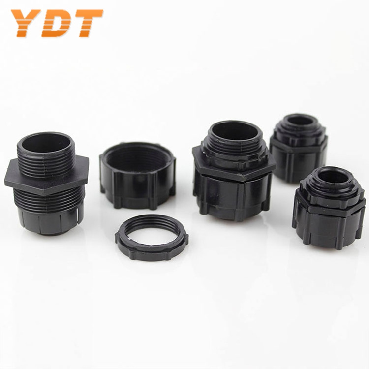 PA66 Plastic Flexible Conduit Straight Fitting-fixed External Thread Connector