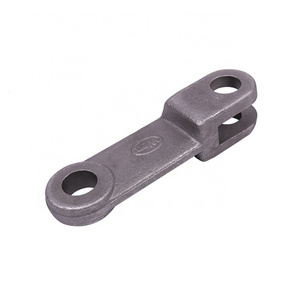 Drop Forged Forked Conveyor Chain link 142mm Pitch With Scraper attachment