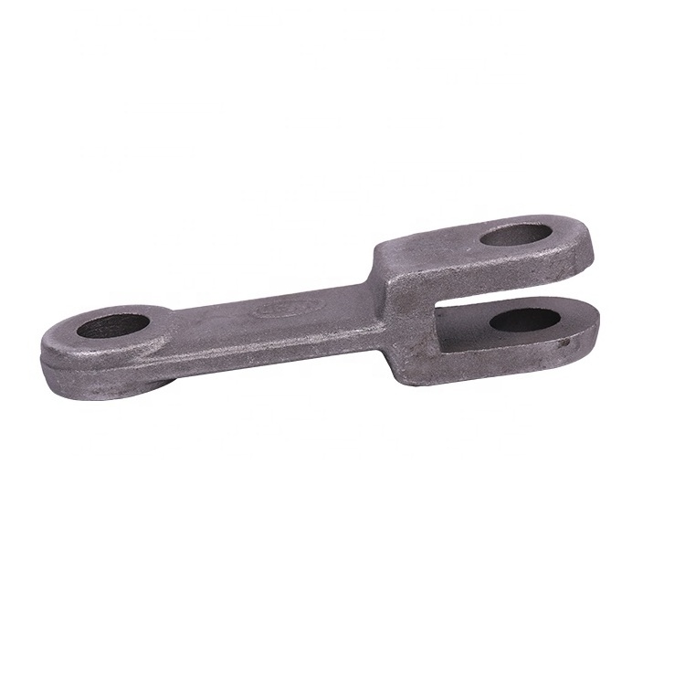 Drop Forged Forked Conveyor Chain link 142mm Pitch With Scraper attachment