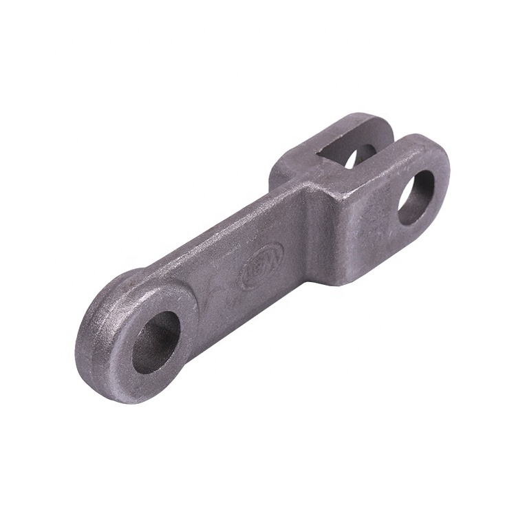 Drop Forged Forked Conveyor Chain link 142mm Pitch With Scraper attachment