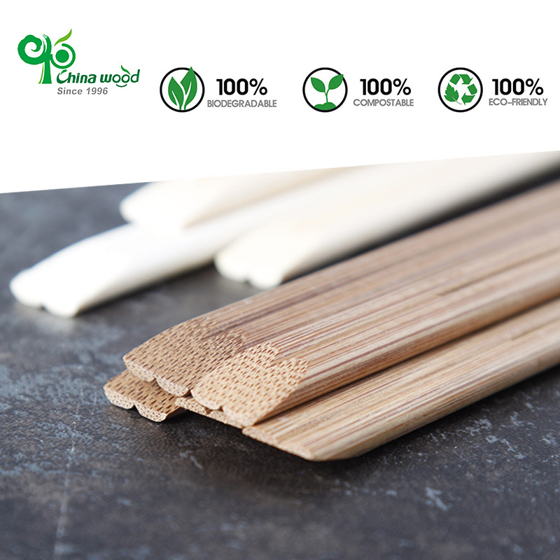 Yada Custom Natural Biodegradable Recyclable Wood Disposable Bamboo Chopsticks With Personalized Packing