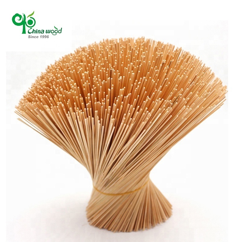 Environmental protection india round raw material bamboo sticks for making incense