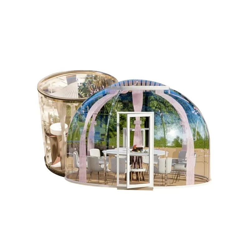 Wholesale Outdoor Waterproof Glamping Tent Luxury Hotel Resort Transparent Bubble Dome Tent Transparent Igloo Tent