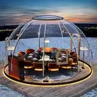 Prefab Home Outdoor Luxury Transparent Bubble Camping Hotel Tent House Glamping 6-8 Person Polycarbonate  Dome Tent