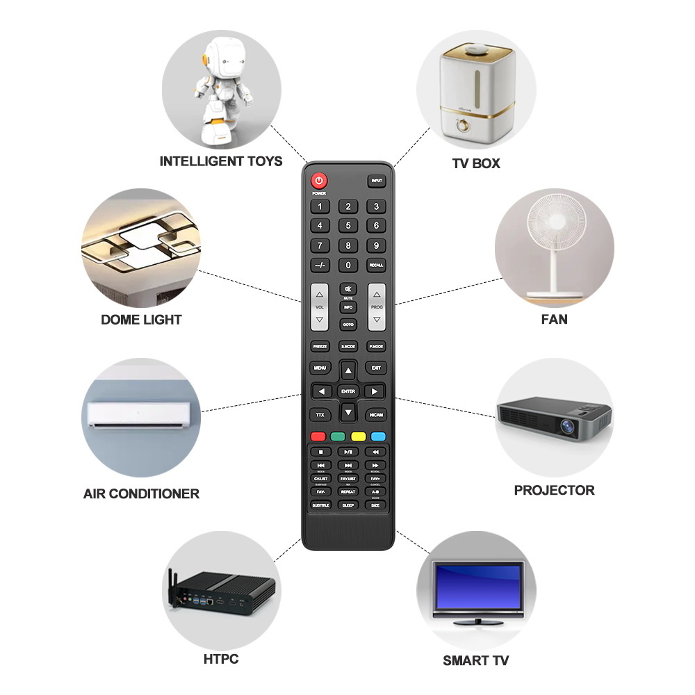 Custom Ir Remote Control Tv For Toshiba Ztrust Konka Semp Doho Freg Konka Haas Konka Tv Remote Control