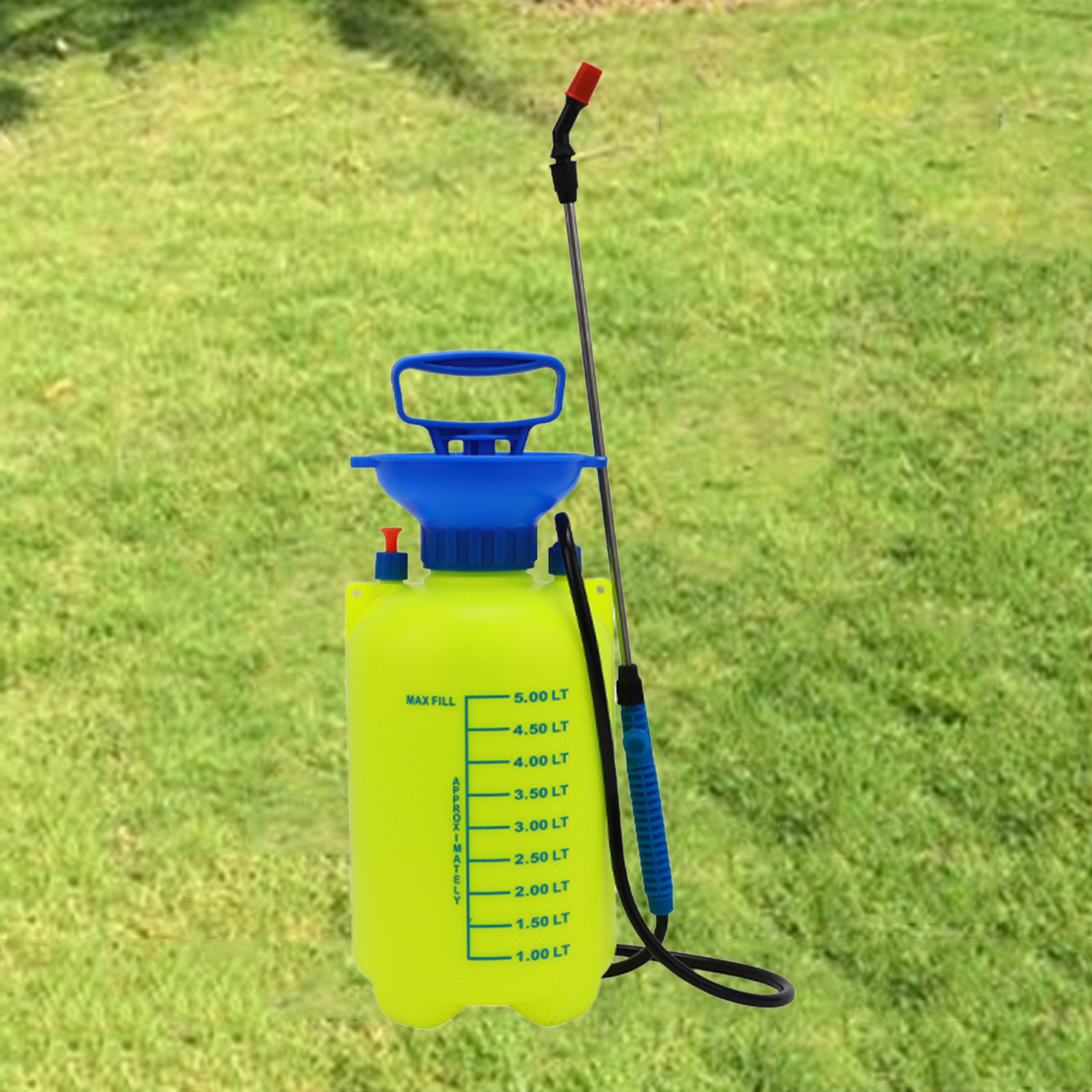 Garden Sprayer 1Gal Lawn Pump Sprayer Brass Wand Garden Watering Car washing Pressure Watering Spray Garden Irrigation