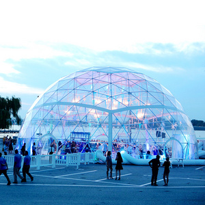 PVC Luxury Bubble Star Glass Party Wedding  swimming pool Cover Geodesic Clear Transparent Dome Tent for events