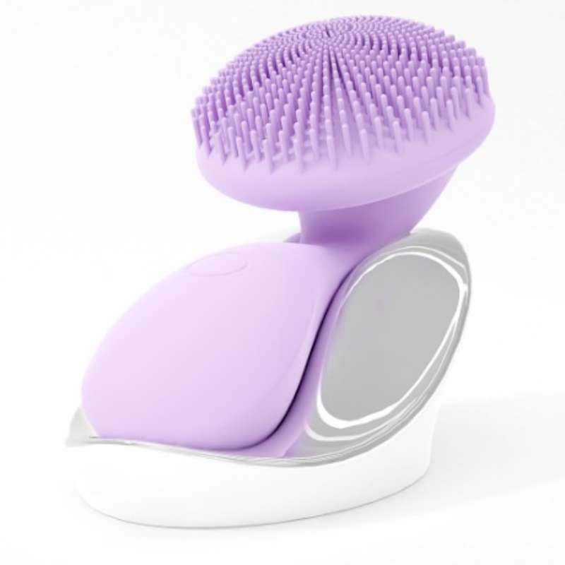 Silicone Spin Skin Scrubber Electric Sonic Facial Brush Cleaner Usb Rechargeable Face Cleansing Brush