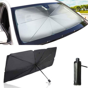 Sun Visor Protector Blocks UV Rays Car Windshield Sun Shade Car Front Window Umbrella Sunshade For Car