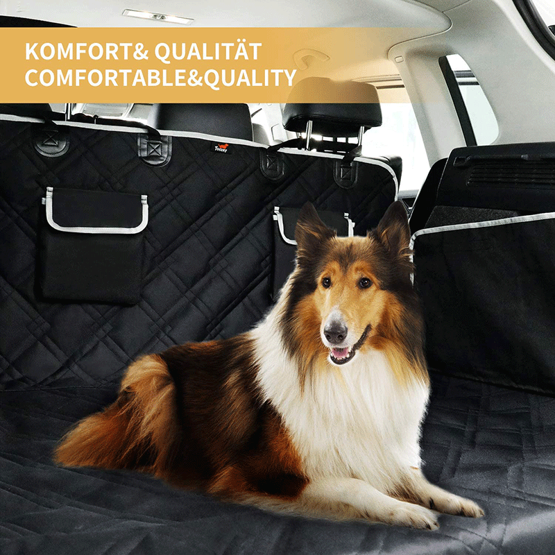 Pet Hammock Made by Waterproof 600D Oxford fabric Anti Slip Backing Dog Cargo Liner Trunk Cargo Mat for dog