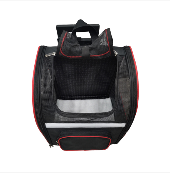 Factory top seller Pet Luxury Bag Carrier On Wheels  Pet Trolley Carry Bag Portable Pet Carrier Travel Bag