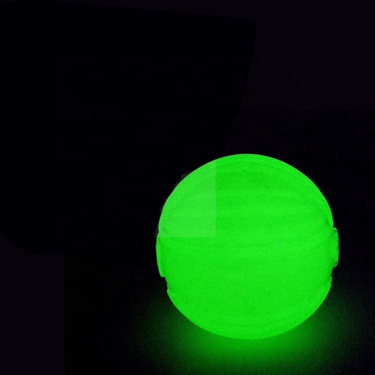 Factory best selling Light Up Squeaky Dog Ball Chew Toy Glow in the dark Bouncing Agility Outdoor Night Dog toy