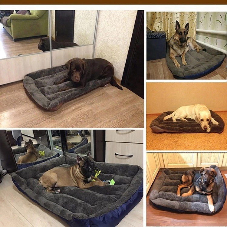 Wholesale Custom Breathable Dog Sofa Bed Dual Use Double Sided Pet Beds & Accessories Dog Nest Large Rectangle Pet Cat Beds