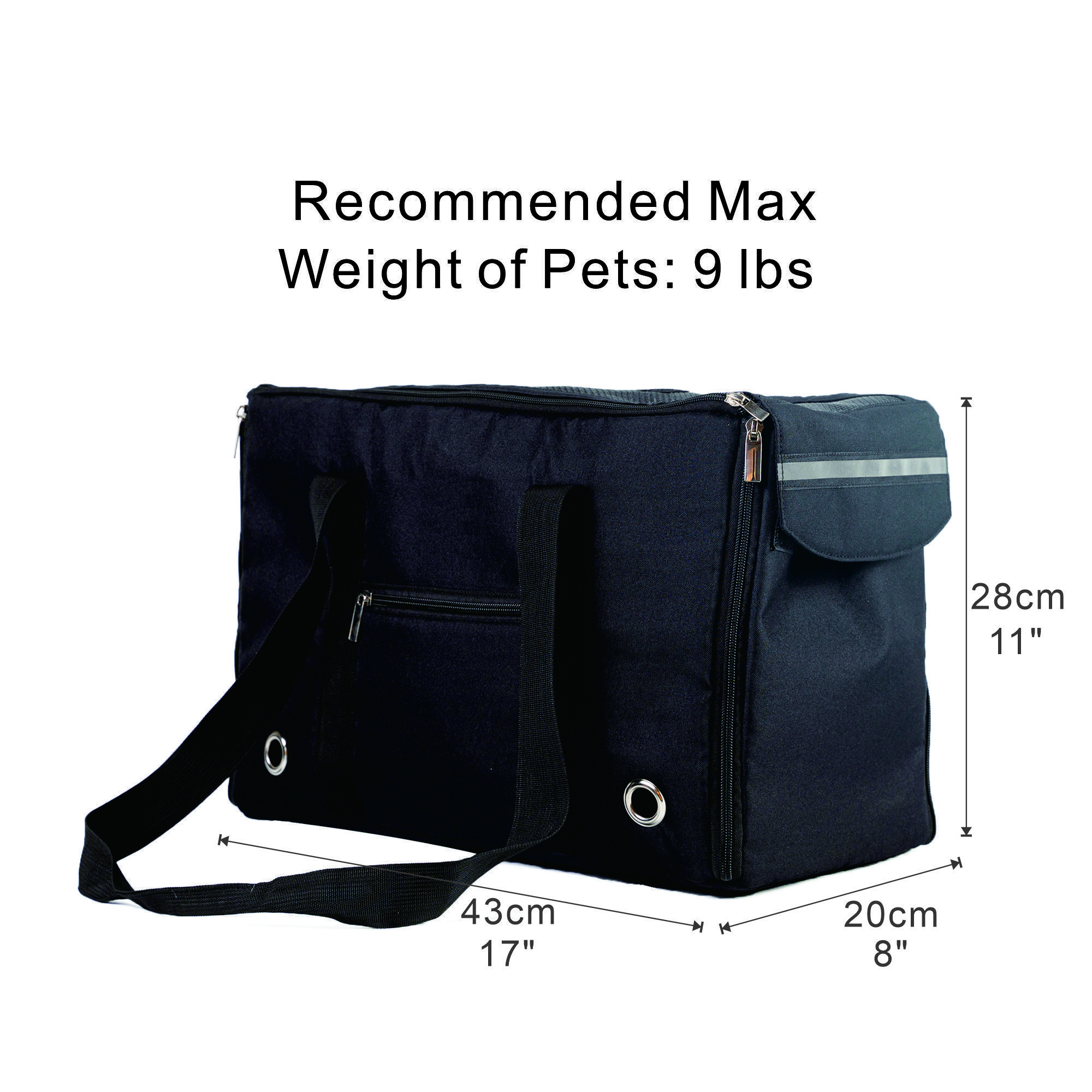 Pet Carrier Airline Approved Premium Under Seat Compatibility For Dogs And Cats Soft Sided Portable Airplane Tote Bag Backpack